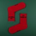RED TENNIS NOT FAMOUS YET SOCKS Model - Chetic RED TENNIS NOT FAMOUS YET SOCKS
