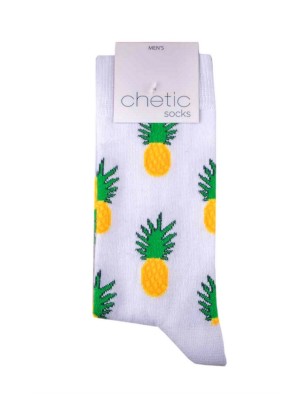 BEYAZ SOKET ANANAS DESENLİ ÇORAP BEYAZ SOKET ANANAS DESENLİ ÇORAP