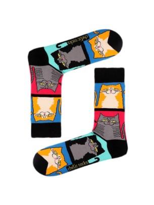 MULTİ SOKET MUTLU KEDİLİ ÇORAP MULTİ SOKET MUTLU KEDİLİ ÇORAP