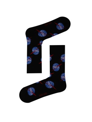 SİYAH SOKET NASA GALAKSİ DESENLİ ÇORAP SİYAH SOKET NASA GALAKSİ DESENLİ ÇORAP