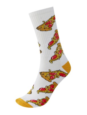 Pizza Desenli Erkek Soket Çorap Pizza Desenli Erkek Soket Çorap