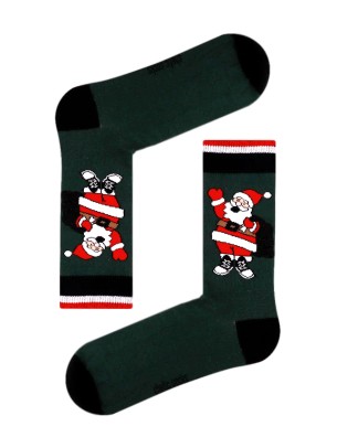 YEŞİL SOKET NOEL BABA YILBAŞI ÇORABI YEŞİL SOKET NOEL BABA YILBAŞI ÇORABI