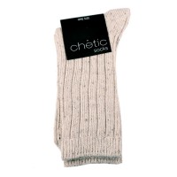 GREY MARL CREW BOOT SOCKS