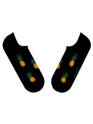 SİYAH SNEAKER ANANAS DESENLİ ÇORAP SİYAH SNEAKER ANANAS DESENLİ ÇORAP