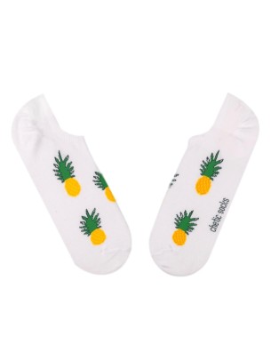 BEYAZ SNEAKER ANANAS DESENLİ ÇORAP BEYAZ SNEAKER ANANAS DESENLİ ÇORAP