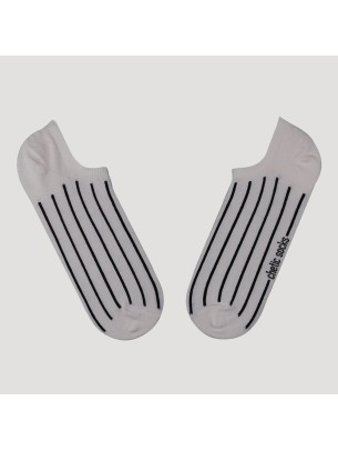 BEYAZ SNEAKER SİYAH ÇİZGİLİ ÇORAP BEYAZ SNEAKER SİYAH ÇİZGİLİ ÇORAP
