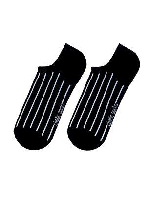 SİYAH SNEAKER BEYAZ ÇİZGİLİ ÇORAP SİYAH SNEAKER BEYAZ ÇİZGİLİ ÇORAP