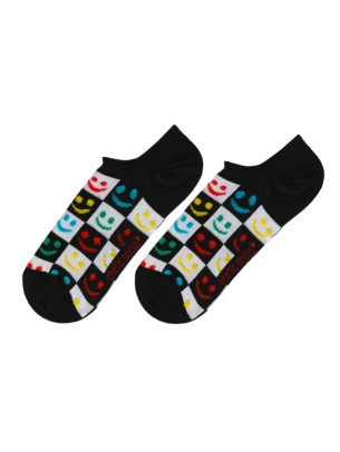 Emoji Desenli Siyah Sneaker Çorap Emoji Desenli Siyah Sneaker Çorap
