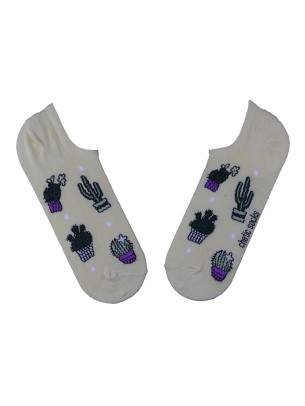 SARI SNEAKER KAKTÜSGİLLER DESENLİ ÇORAP SARI SNEAKER KAKTÜSGİLLER DESENLİ ÇORAP