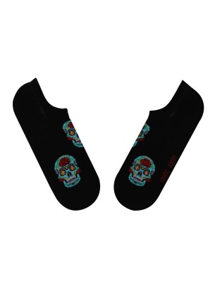 SİYAH SNEAKER KURUKAFA DESENLİ ÇORAP SİYAH SNEAKER KURUKAFA DESENLİ ÇORAP