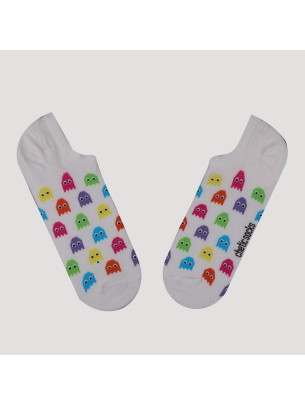 KREM SNEAKER PACMAN MONSTER DESENLİ ÇORAP KREM SNEAKER PACMAN MONSTER DESENLİ ÇORAP