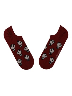 BORDO SNEAKER PANDA DESENLİ ÇORAP BORDO SNEAKER PANDA DESENLİ ÇORAP