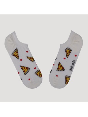 KREM SNEAKER KÜÇÜK PİZZA DİLİMİ DESENLİ ÇORAP KREM SNEAKER KÜÇÜK PİZZA DİLİMİ DESENLİ ÇORAP