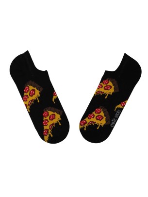 SİYAH SNEAKER PİZZA DİLİMİ DESENLİ ÇORAP SİYAH SNEAKER PİZZA DİLİMİ DESENLİ ÇORAP