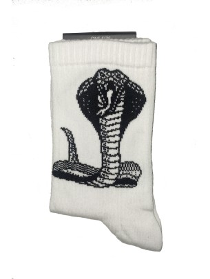 White Cobra Pattern Socks White Cobra Pattern Socks