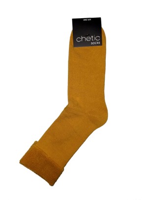 Mustard Towel Socks