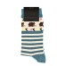 Hedgehog Pattern Striped Women Socks