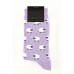 Lamb Pattern Lilac Women Socks Model - Chetic Lamb Pattern Lilac Women Socks