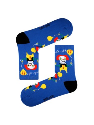 MAVİ SOKET PALYAÇOLU ÇORAP MAVİ SOKET PALYAÇOLU ÇORAP