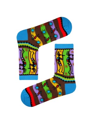 Multi Soket Afrikalı Karakter Çorap Multi Soket Afrikalı Karakter Çorap