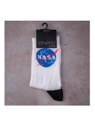 BEYAZ SPORT NASA GEZEGEN DESENLİ ÇORAP BEYAZ SPORT NASA GEZEGEN DESENLİ ÇORAP