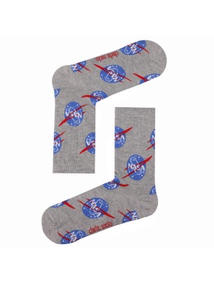 GRİ SOKET NASA GALAKSİ DESENLİ ÇORAP GRİ SOKET NASA GALAKSİ DESENLİ ÇORAP