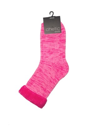 Pembe Kırçıllı Havlu Soket Çorap Pembe Kırçıllı Havlu Soket Çorap