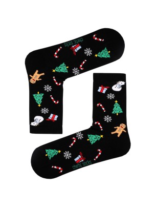 SİYAH SOKET CHRISTMAS NOEL TEMALI ÇORAP SİYAH SOKET CHRISTMAS NOEL TEMALI ÇORAP