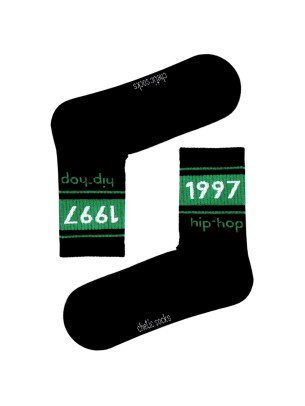 SİYAH SOKET 1997 HİP HOP ÇORAP SİYAH SOKET 1997 HİP HOP ÇORAP