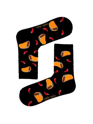 BLACK CREW SANDWICH PEPPER SOCKS BLACK CREW SANDWICH PEPPER SOCKS
