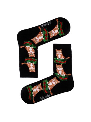SİYAH SOKET SARMAN KEDİLİ ÇORAP SİYAH SOKET SARMAN KEDİLİ ÇORAP
