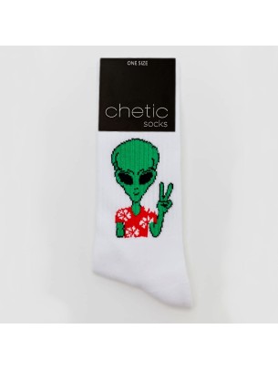 Uzaylı Alien Desenli Soket Kadın Çorap Uzaylı Alien Desenli Soket Kadın Çorap